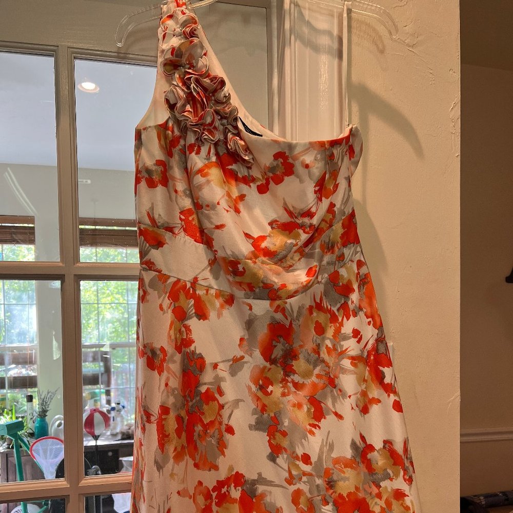 Tahari Arthur S. Levine One Shoulder Dress.  SZ 10 - worn once